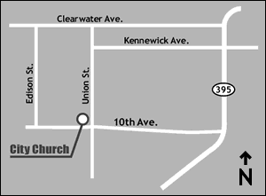 Directions to 1 City Church